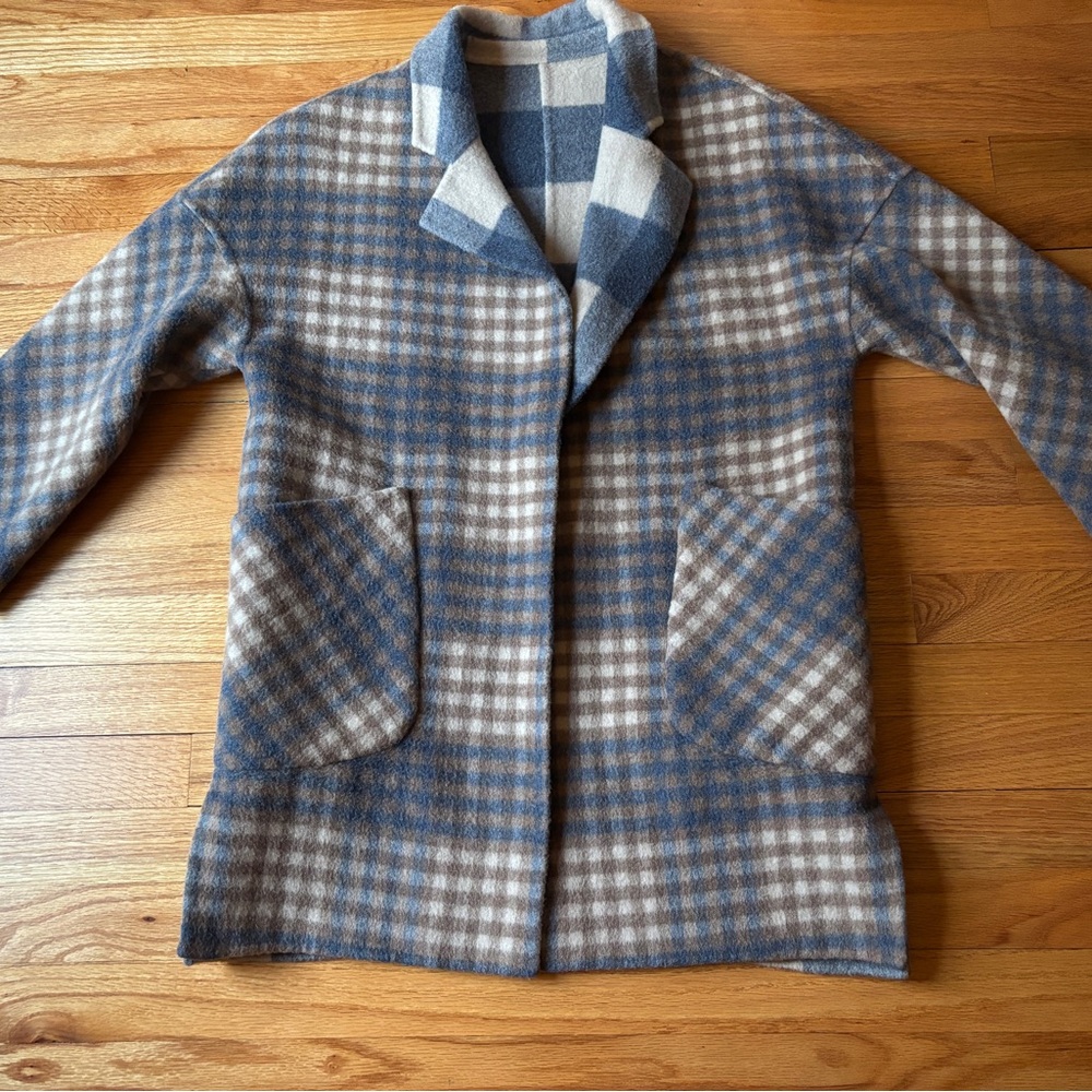Plaid Wool Jacket